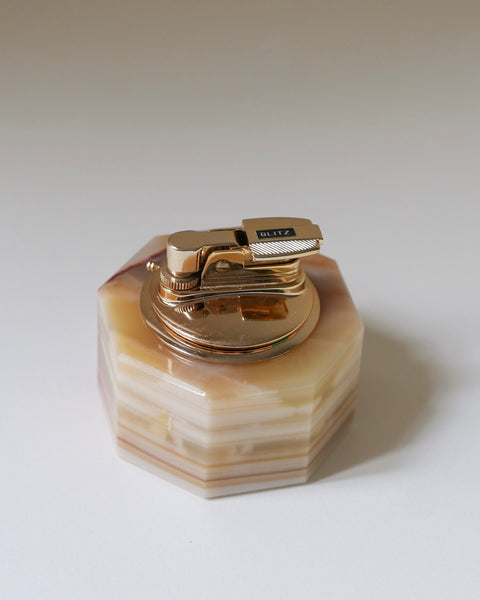 Accendino in onice crema