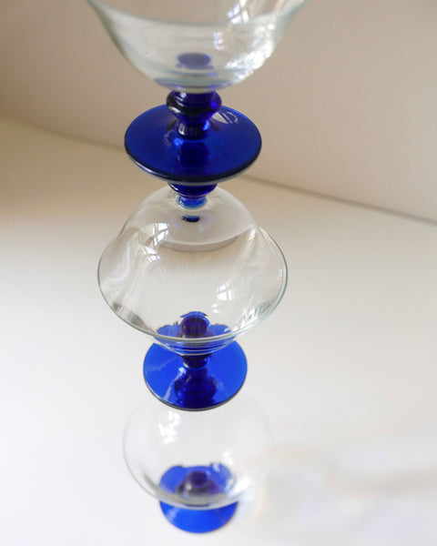 Set di coppe da gelato in vetro di Murano