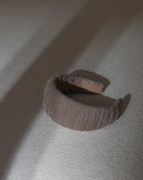 Large Hair Croissant Lurex Stardust