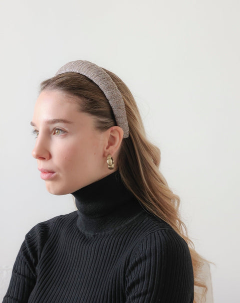 Slim Hair Croissant Lurex Stardust