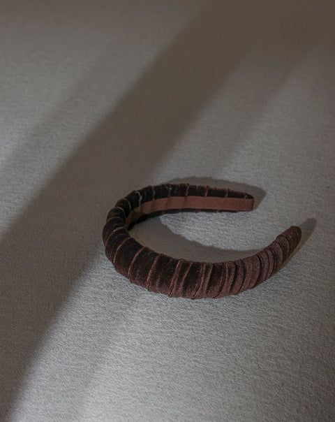 Slim Hair Croissant Velvet Chocolate