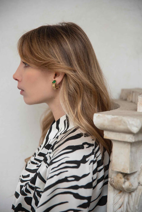 Orecchini Pietra Verde